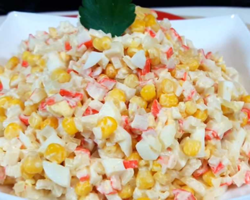 Салат из крабовых палочек